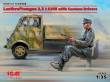 ICM 35418 - 1:35 Lastkraftwagen 3,5t AHN w.German Drivers Limited