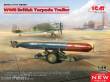 ICM 48405 - WWII British Torpedo Trailer (100% new molds) in 1:48