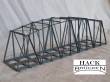 Hack Brücken 33200 - Bogenbrücke 30 cm zweigleisig, grau - Typ BT30-2