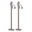 Pola 333232 - Holzmast mit Bogenleuchte, 2 Stück