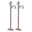 Pola 333233 - Holzmast mit Auslegerleuchte, 2 Stück