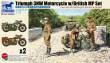Bronco Models CB35035 - 1:35 Triumph 3HW Motocycle w/MP Figure Set