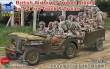 Bronco Models CB35169 - 1:35 British Airborne Troops Riding In 1/4Ton Truck & Trailer