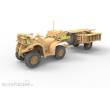 Bronco Models CB35207 - 1:35 British Army ATV Quad Bike and Trailer w/Soldier