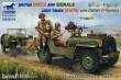 Bronco Models CB35218 - 1:35 BRITISH RECCE AND SIGNALS LIGHT TRUCK (2 KITS ) with CREWS