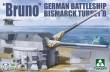Takom TAK5012 - BRUNO´ GERMAN BTTLESHIP BISMARCK TURRET B in 1:72