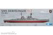 Takom TAKSp7040 - 1:700 SMS Derfflinger 1917(Full Hull) w/metal barrels 8pcs