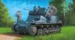 Hobby Boss 80147 - 1:35 German Flakpanzer IA w/Ammo.Trailer