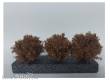 Silhouette 350-54 - Büsche 3er Set / bushes set of 3 3-4cm Spätherbst/ late fall