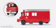 Preiser 35026 - HO Löschgruppenfahrzeug LF 8