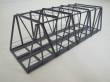 Hack Brücken 35810 - Kastenbrücke schräg 22,8cm, 2-gleisig, grau - Typ KT23S-2