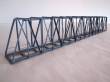 Hack Brücken 36000 - Lange Kastenbrücke 52cm eingleisig, grau - Typ KT52