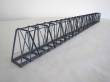 Hack Brücken 36100 - Lange Kastenbrücke 84,5cm eingleisig, grau - Typ KT84
