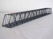 Hack Brücken 36150 - Lange Kastenbrücke 84,5cm 2-gleisig, grau - Typ KT84-2