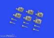 Eduard Accessories 653001 - 1:350 USN searchlights 36 inch PRINT 1/350
