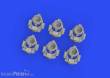 Eduard Accessories 653001 - 1:350 USN searchlights 36 inch PRINT 1/350