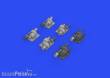 Eduard Accessories 653003 - 1:350 USN electric ship winches PRINT 1/350