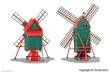 Kibri 37156 - N Windmühle, 2 Stück