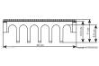 Kibri 37663 - Spur N/Z Ravenna-Viadukt mit Eisbrecherfundamenten, eingleisig
