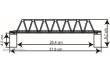 Kibri 37667 - Spur N/Z Murgtal-Brücke, eingleisig