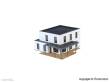 Kibri 38339 - H0 Kubushaus Lina mit Terrasse - Polyplate Bausatz