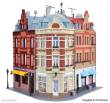 Kibri 38355 - Spur H0 Eckhaus am Hanseplatz