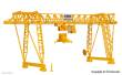 Kibri 38530 - Spur H0 DEMAG Containerkran