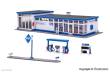 Kibri 38544 - Spur H0 Historische ARAL Tankstelle inkl. LED-Beleuchtung, Funktionsbausatz