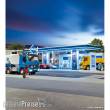 Kibri 38547 - H0 Moderne ARAL Tankstelle - Polyplate Bausatz