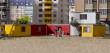 Kibri 38627 - Spur H0 Gebäude-Container, 6 Stück