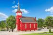 Kibri 38845 - H0 Landkirche mit LED-Beleuchtung