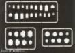 Eduard Accessories 00004 - Abdeckungen und Scharniere Gravierschablone in 1:72
