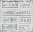 Eduard Accessories 00029 - Template oblongs STEEL