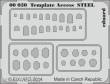 Eduard Accessories 00030 - Template Access STEEL