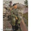 Royal Model RM156 - Waffen SS tanker sitting on turret-WWII