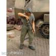 Royal Model RM177 - German soldier cleaning rifle-WWII