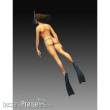 Royal Model RM761 - Woman diver with snorkel