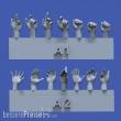Royal Model RM839 - Assorted hands set No.1