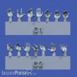 Royal Model RM841 - Assorted hands set No.3