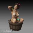 Royal Model RM880 - Girl taking a bath (75mm)
