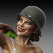 Royal Model RM885 - Girl taking a bath