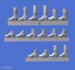 Royal Model RM911 - Assorted German soldiers shoes & boots-WWII