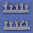 Royal Model RM962 - Assorted hands set No. 1