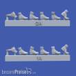 Royal Model RM995 - German DAK boots-assorted positions-WWII