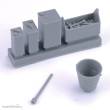 Royal Model RM1043 - Toolbox, oil cans and bucket