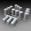 Royal Model RM1069 - German fuel drums - WWII 15pcs.