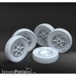 Royal Model RM1155 - Autoblinda AB41 Libia wheels set