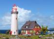 Kibri 39153 - Spur H0 Leuchtturm Hiddensee mit Nebengebäude