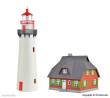 Kibri 39153 - Spur H0 Leuchtturm Hiddensee mit Nebengebäude