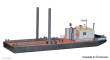 Kibri 39156 - Spur H0 Arbeitsponton mit MENCK Bagger M154 LC mit Schürfkübel